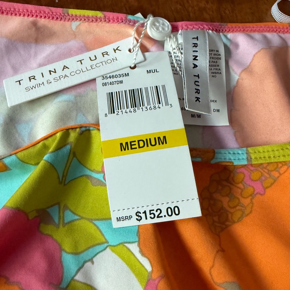 NWT Trina Turk Playa De Flor Swim Cover - Picture 2 of 5